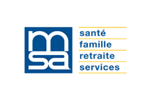 Logo de la MSA, santé, famille, retraite, services